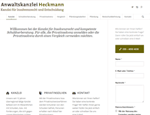 Tablet Screenshot of heckmann.net