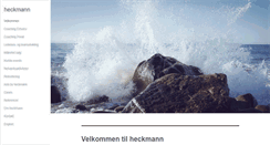 Desktop Screenshot of heckmann.dk